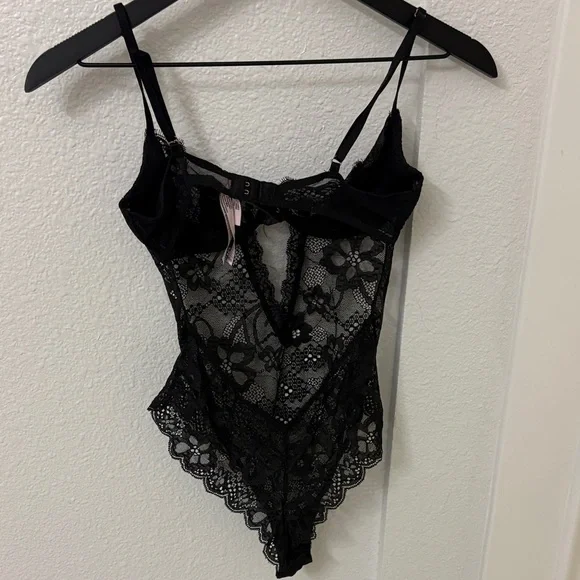 Victoria's Secret Black Lace Chemise - Picture 2 of 7